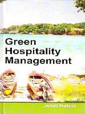 cover image of Green Hospitality Management